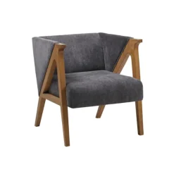 Chenille Geometric Frame Accent Chair-Kirkland's Home Flash Sale