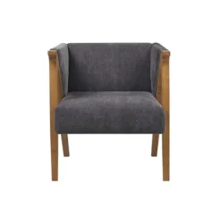 Chenille Geometric Frame Accent Chair-Kirkland's Home Flash Sale