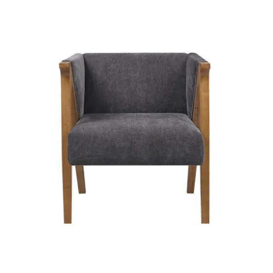 Chenille Geometric Frame Accent Chair-Kirkland's Home Flash Sale