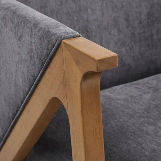 Chenille Geometric Frame Accent Chair-Kirkland's Home Flash Sale