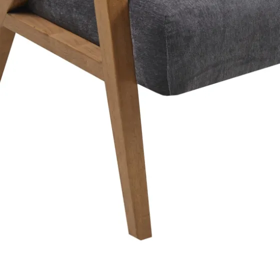 Chenille Geometric Frame Accent Chair-Kirkland's Home Flash Sale