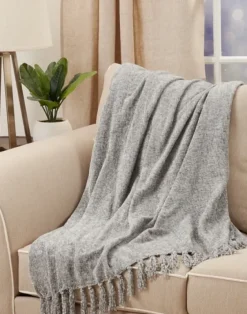 Chenille Throw With Fringe-Kirkland's Home Flash Sale