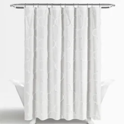 Chenille Trellis Shower Curtain-Kirkland's Home Cheap