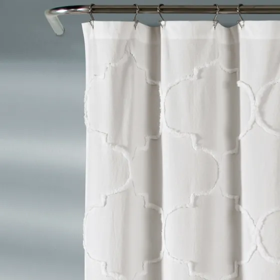 Chenille Trellis Shower Curtain-Kirkland's Home Cheap