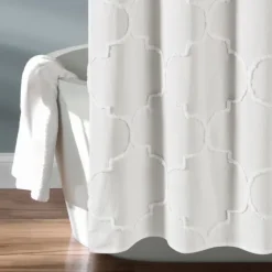 Chenille Trellis Shower Curtain-Kirkland's Home Cheap