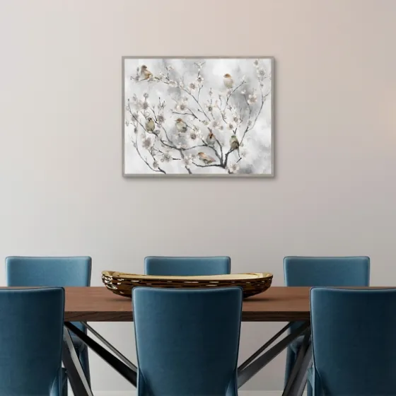 Cherry Blossom Birds Framed Canvas Art Print-Kirkland's Home Cheap
