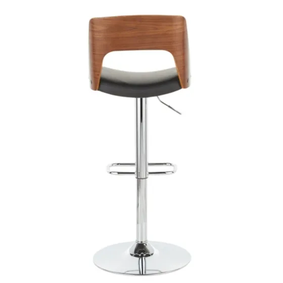 Cherry Wood And Leather Swivel Bar Stool-Kirkland's Home Cheap
