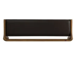 Chestnut Acacia Wood Cushioned Bench-Kirkland's Home Clearance