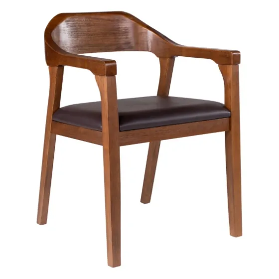 Chestnut Acacia Wood Dining Chair-Kirkland's Home Store