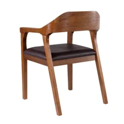 Chestnut Acacia Wood Dining Chair-Kirkland's Home Store