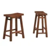 Chestnut Sonoma Saddle Counter Stools, Set Of 2-Kirkland's Home Sale