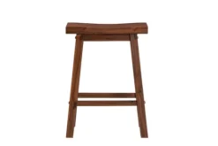 Chestnut Sonoma Saddle Counter Stools, Set Of 2-Kirkland's Home Sale