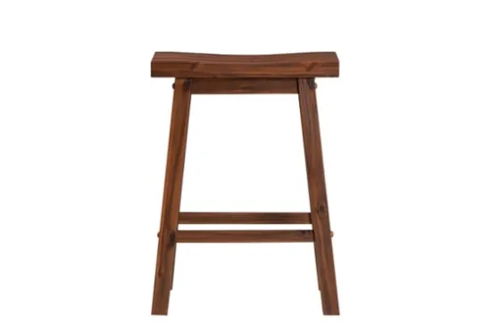 Chestnut Sonoma Saddle Counter Stools, Set Of 2-Kirkland's Home Sale