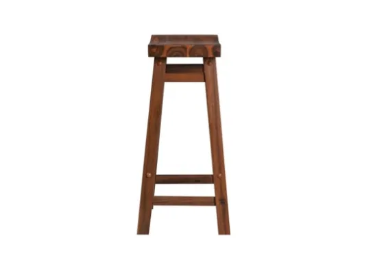 Chestnut Sonoma Saddle Counter Stools, Set Of 2-Kirkland's Home Sale