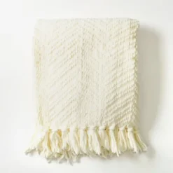 Chevron Chenille Knit Throw-Kirkland's Home Clearance