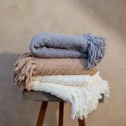 Chevron Chenille Knit Throw-Kirkland's Home Clearance