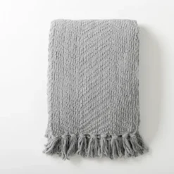 Chevron Chenille Knit Throw-Kirkland's Home New