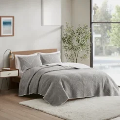 Chevron Full/Queen 3-Pc. Coverlet Set-Kirkland's Home Discount
