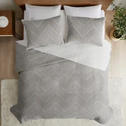 Chevron Full/Queen 3-Pc. Coverlet Set-Kirkland's Home Discount