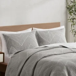 Chevron Full/Queen 3-Pc. Coverlet Set-Kirkland's Home Discount