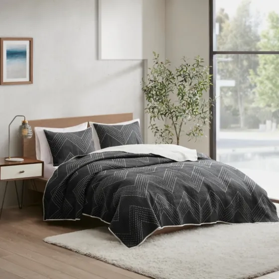 Chevron Full/Queen 3-Pc. Coverlet Set-Kirkland's Home Online