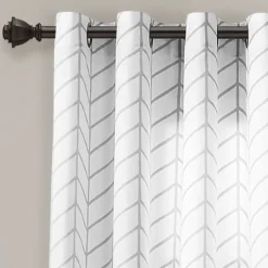 Chevron 2-Pc. Curtain Panel Set, 84 In.-Kirkland's Home Cheap