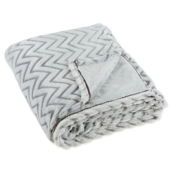 Chevron Plush Throw-Kirkland's Home Store