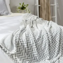 Chevron Plush Throw-Kirkland's Home Store