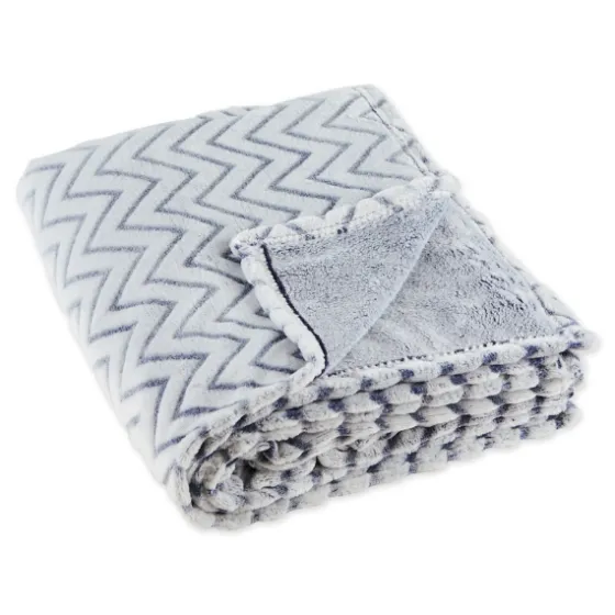 Chevron Plush Throw-Kirkland's Home Shop