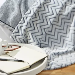 Chevron Plush Throw-Kirkland's Home Shop
