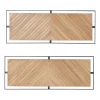 Chevron Wood Wall Plaques, Set Of 2-Kirkland's Home Best Sale