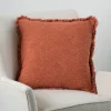 Chili Kaia Textured Fringe Pillow-Kirkland's Home Flash Sale