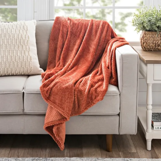 Chili Red Heavenly Bubble Throw-Kirkland's Home Cheap