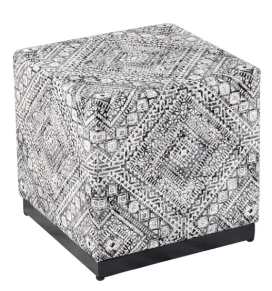 Chinle Velvet Cube Ottoman-Kirkland's Home New