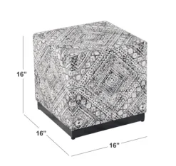 Chinle Velvet Cube Ottoman-Kirkland's Home New