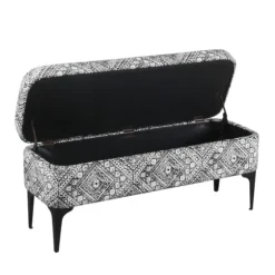 Chinle Velvet Storage Bench-Kirkland's Home New