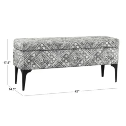 Chinle Velvet Storage Bench-Kirkland's Home New