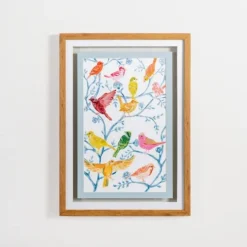 Chinoiserie Birds Framed Art Print-Kirkland's Home Shop