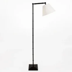 Chloe Black Grooved Floor Lamp-Kirkland's Home Best Sale