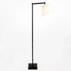 Chloe Black Grooved Floor Lamp-Kirkland's Home Best Sale