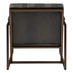 Chocolate Walden Faux Leather Accent Chair-Kirkland's Home Discount