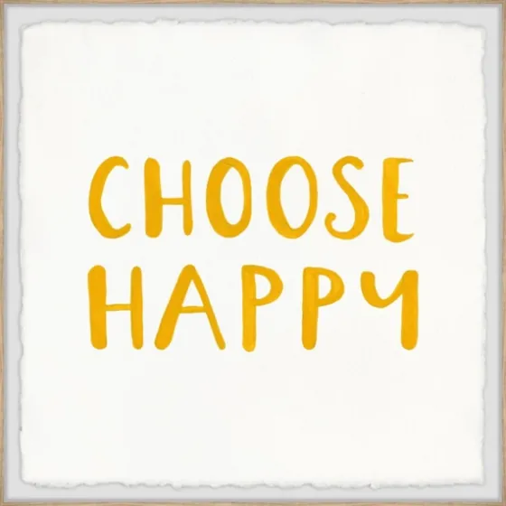 Choose Happy Framed Wall Plaque-Kirkland's Home Cheap
