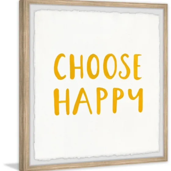 Choose Happy Framed Wall Plaque-Kirkland's Home Cheap