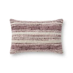 Chris Loves Julia X Loloi Burgundy Darcy Pillow-Kirkland's Home Hot