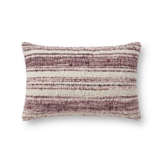 Chris Loves Julia X Loloi Burgundy Darcy Pillow-Kirkland's Home Hot