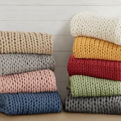 Chunky Double Knit Cozy Throw-Kirkland's Home Store