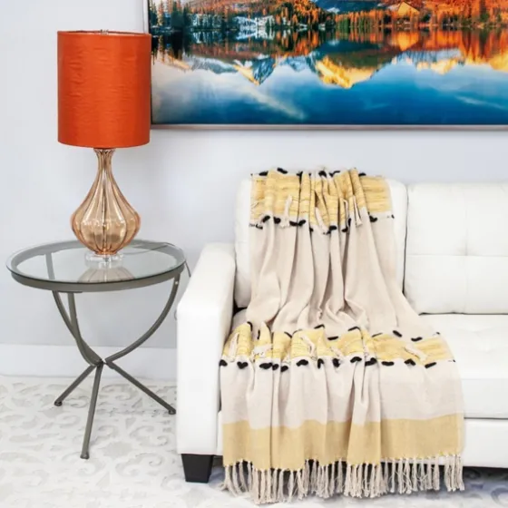 Chunky Stitch Cotton Throw-Kirkland's Home Discount