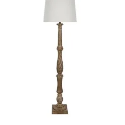 Chunky Washed Brown Floor Lamp-Kirkland's Home Cheap