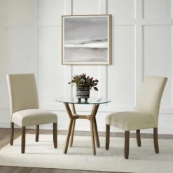 Cianna Cream 2-Pc. Upholstered Dining Chair Set-Kirkland's Home Discount