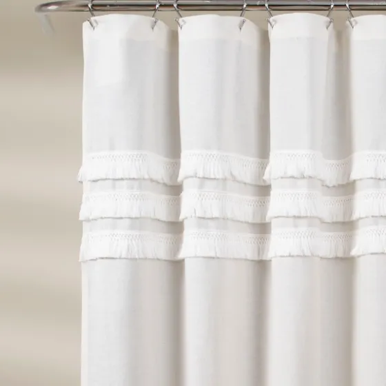 Ciel Tassel Shower Curtain-Kirkland's Home Discount